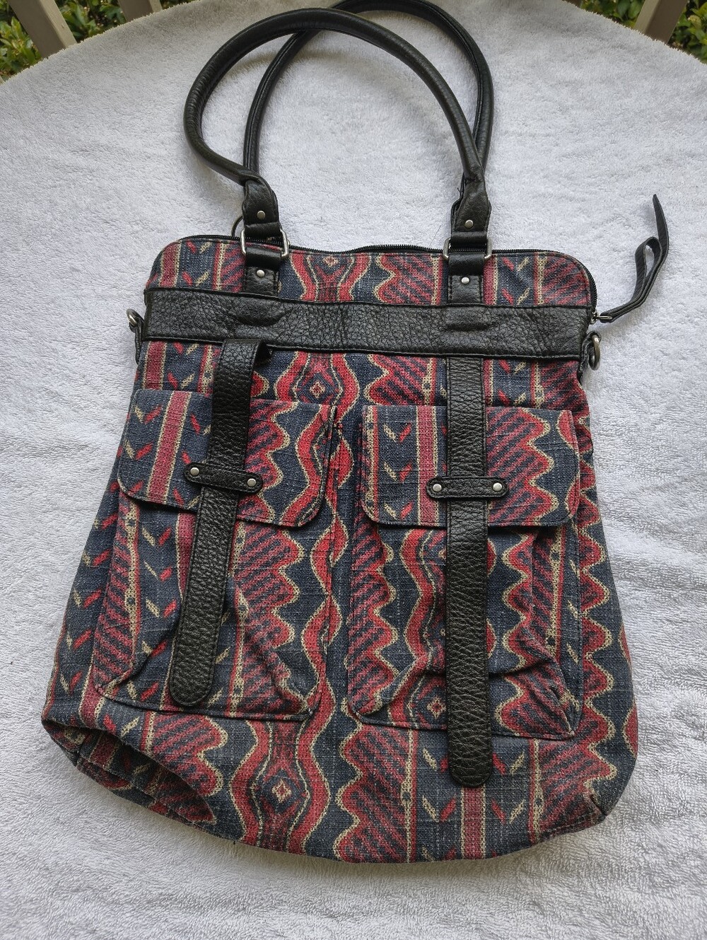 Volcom Patterned Tote Bag